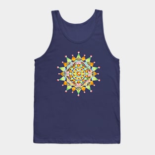 Patchwork Filigree Mandala Tank Top